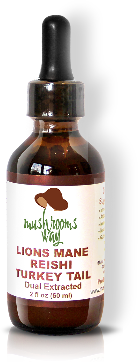 Lions Mane - Reishi - Turkey Tail